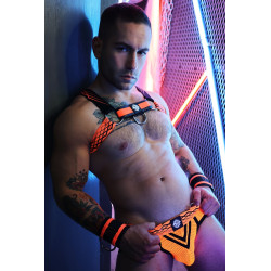 Breedwell Harnais Revolution Orange neon
